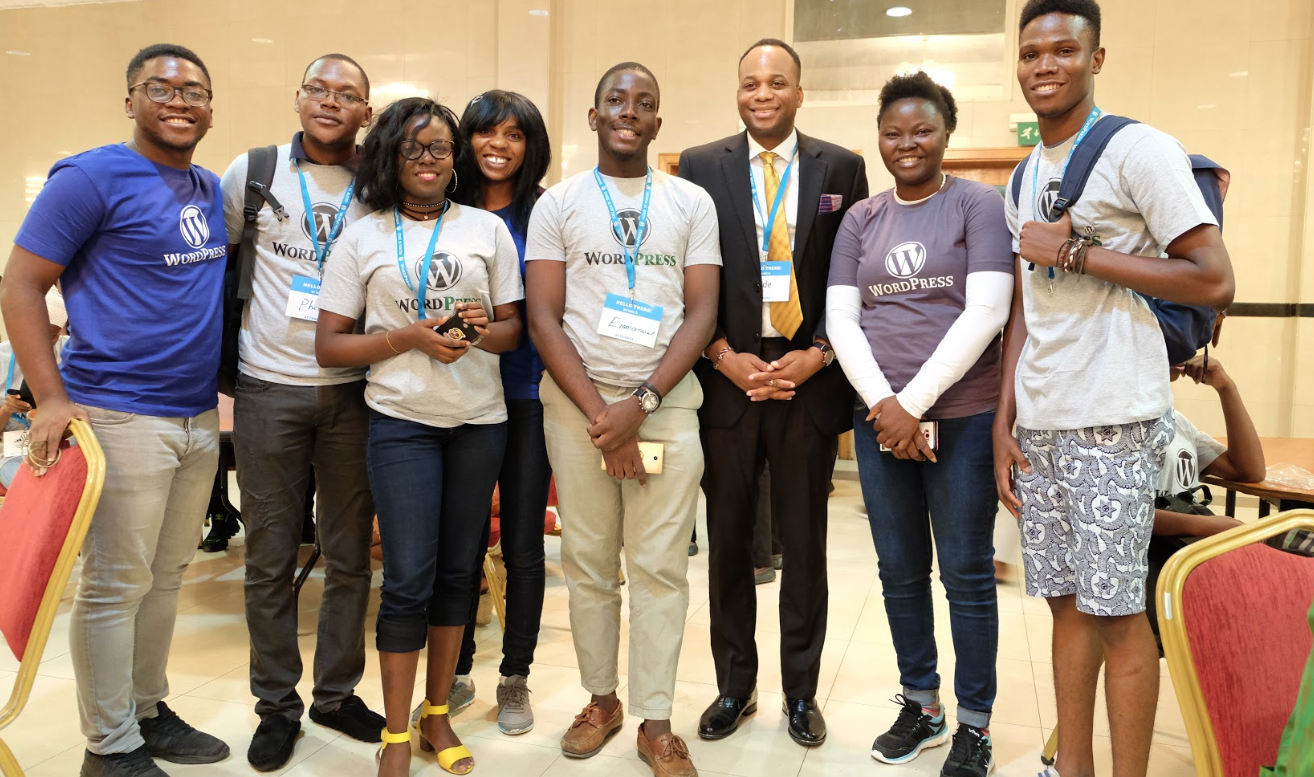 A picture with the keynote speaker at WCLAGOS 2018